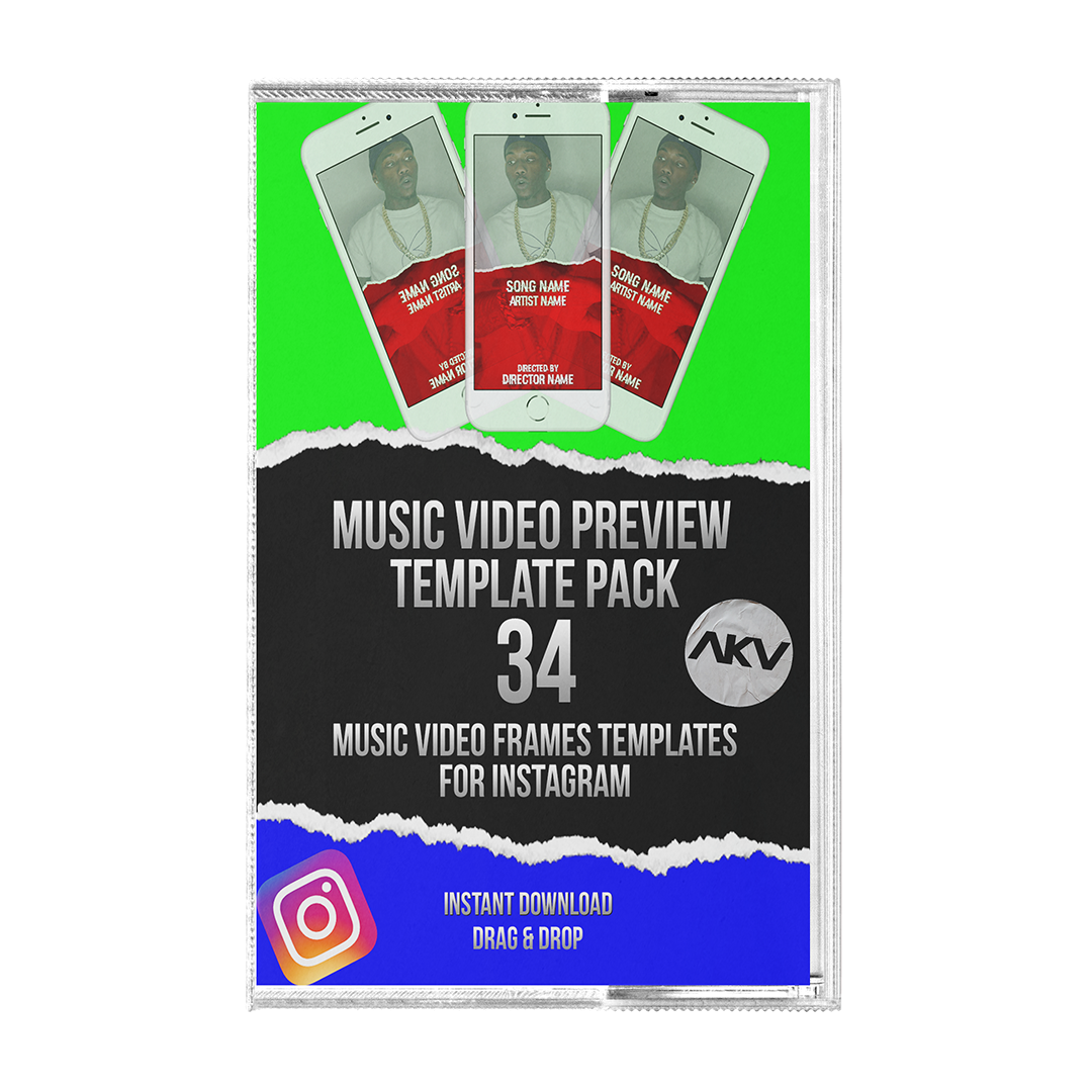 Music Video IG Frame Pack
