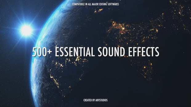 500+ Essential Sound Effects