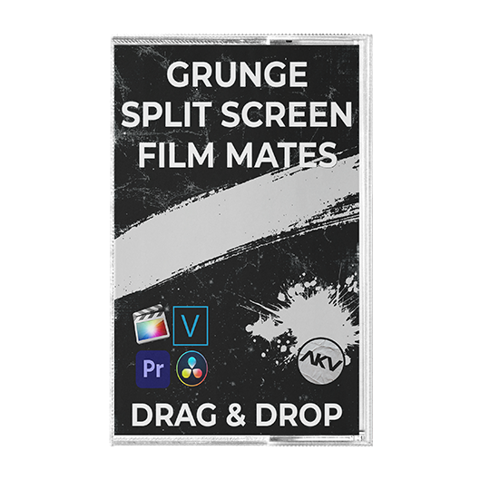 Grunge Split Screen Film Mattes