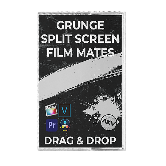 Grunge Split Screen Film Mattes